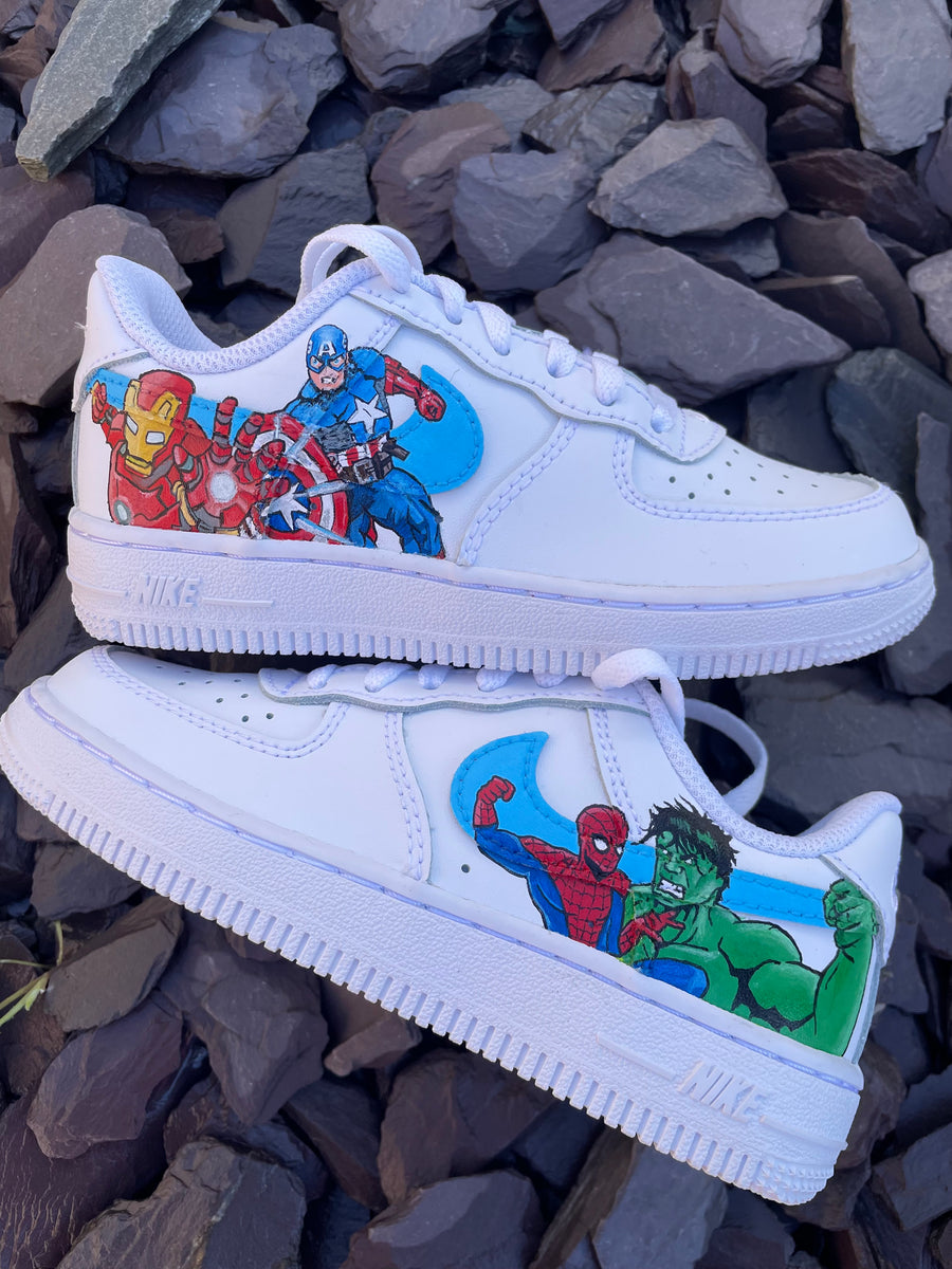 Avengers inspired Nike Air Force 1 Kid Keller