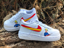 Load image into Gallery viewer, Fireman Sam inspired Nike Air Force 1
