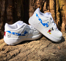 Load image into Gallery viewer, Mickey inspired Nike Air Force 1
