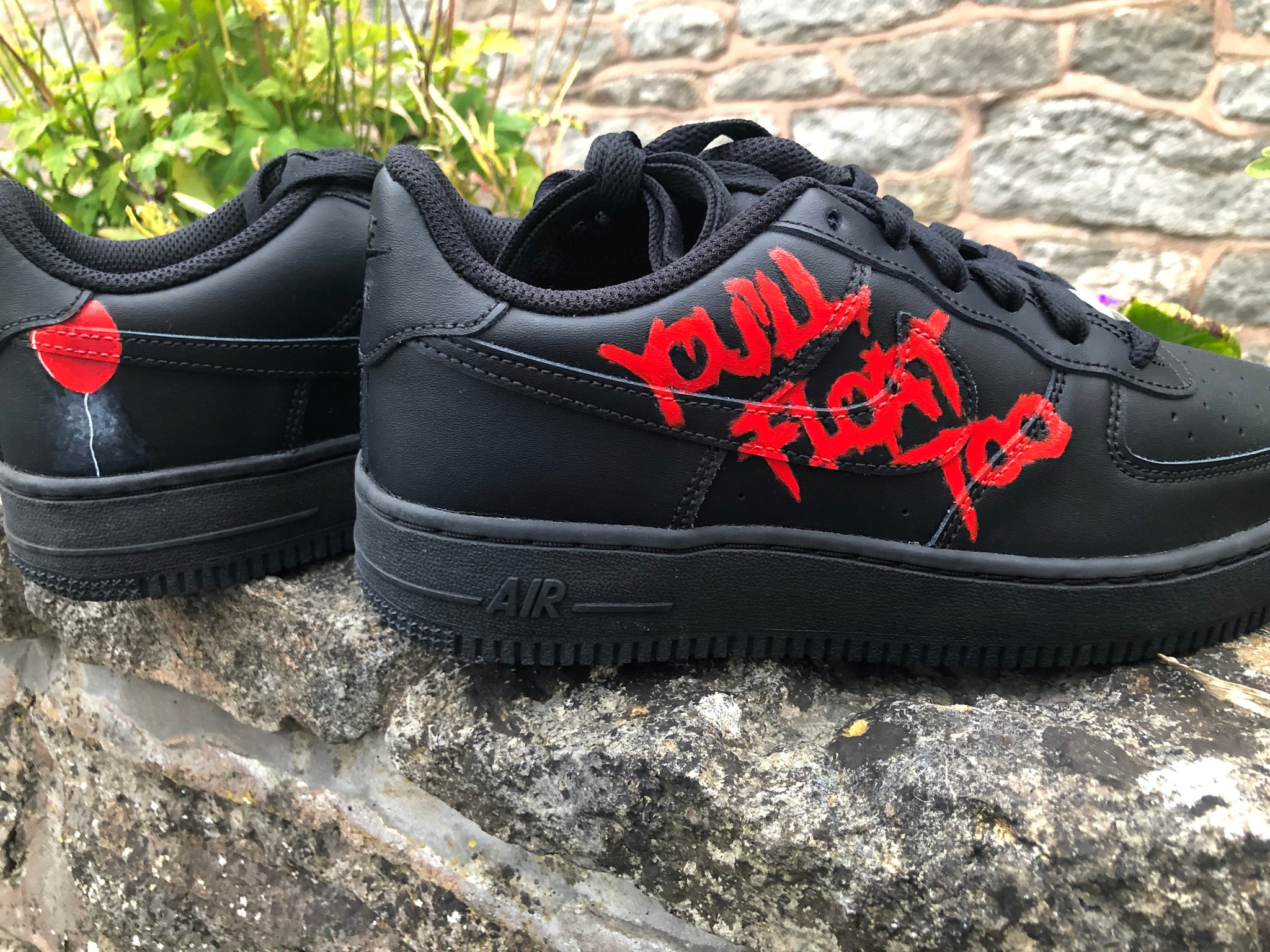 Air force 1 red hot sale drip