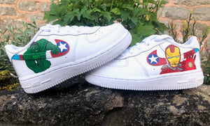 Avengers Assemble inspired Nike Air Force 1