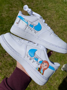 Elsa & Anna inspired Nike Air Force 1