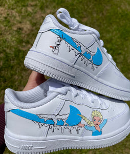 Elsa & Anna inspired Nike Air Force 1