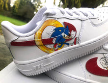 Load image into Gallery viewer, Sonic inspired Nike Air Force 1
