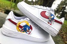 Load image into Gallery viewer, Sonic inspired Nike Air Force 1
