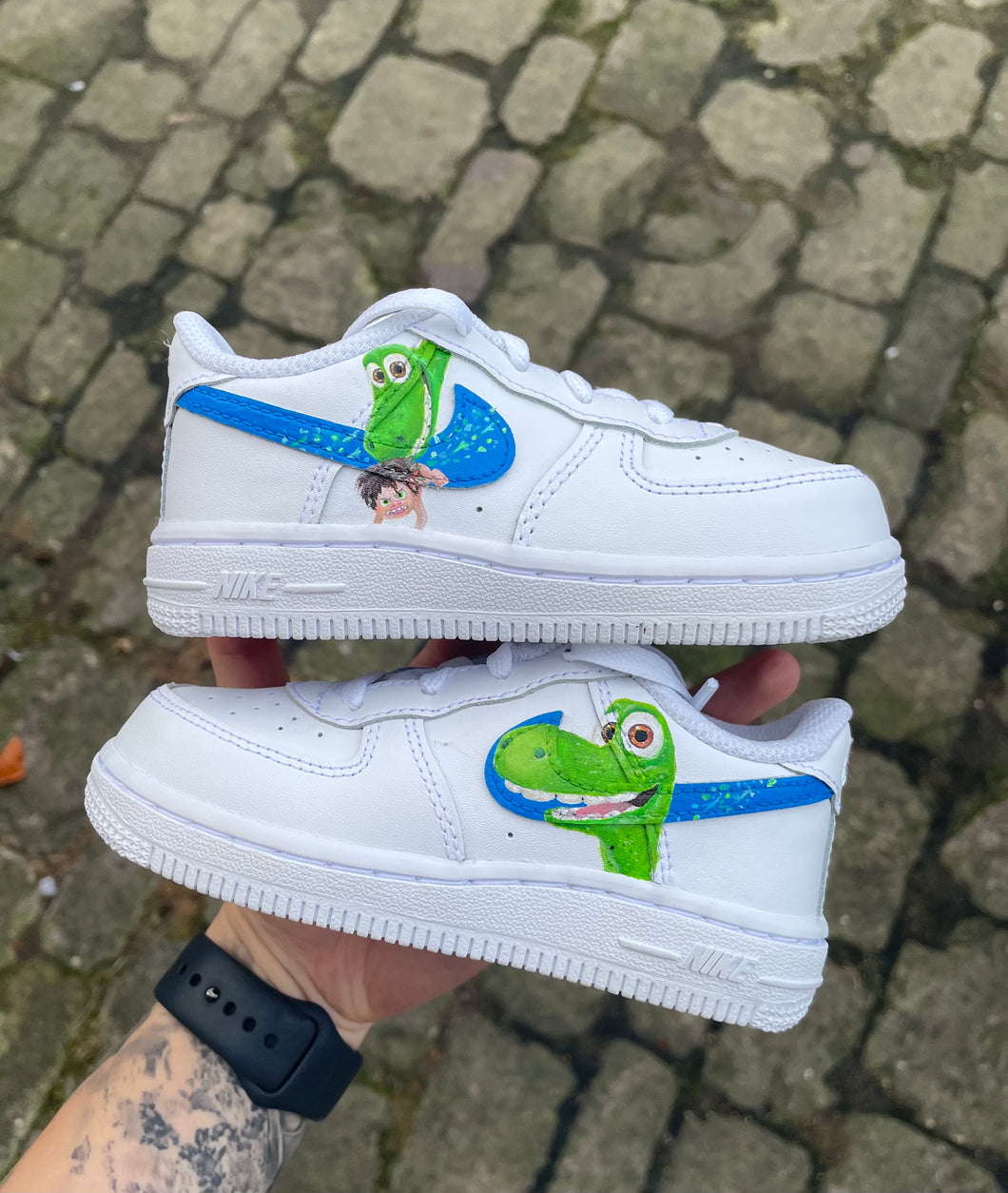 The Good Dinosaur inspired Nike Air Force 1