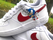 Load image into Gallery viewer, Sonic inspired Nike Air Force 1
