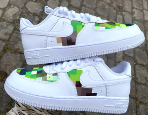 Minecraft inspired Nike Air Force 1